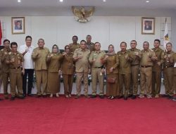 Usai Dilantik, Pejabat PTP Pemprov Sulteng Ikuti Sertijab