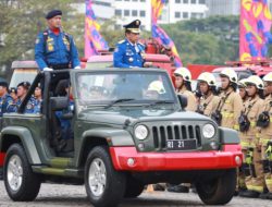 Pemprov Sulteng Hadiri Upacara HUT ke-104 Pemadam Kebakaran