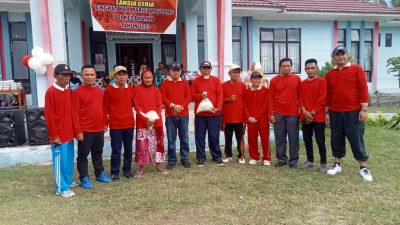 Buka Kegiatan Lansia Ceria di Sidoan, Wabup Badrun : Tetap Bergerak dan Berolahraga