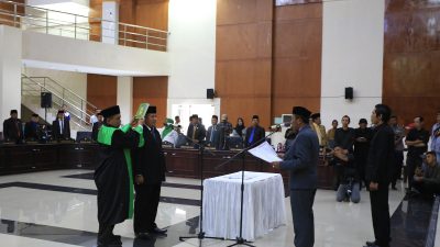 Sugeng Resmi Dilantik Sebagai PAW Anggota DPRD Kabupaten Parigi Moutong