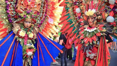 Kostum TFC, Stan Pameran dan Float Durian Parigi Moutong Ukir Prestasi di TIFF 2023