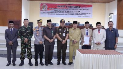 DPRD Parigi Moutong Umumkan Akhir Masa Jabatan Bupati dan Wakil Bupati