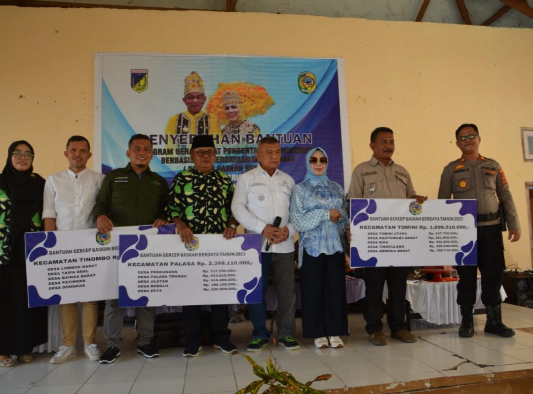 3 Kecamatan di Parimo dapat Bantuan Program Gercep Gaskan Berdaya