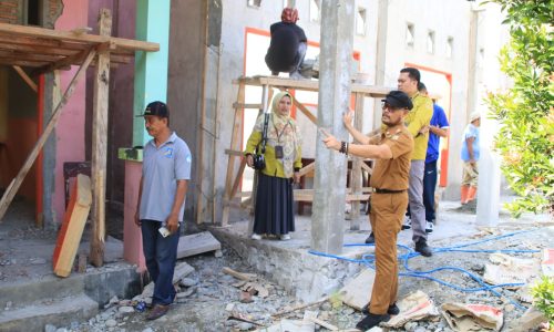 Tinjau Pembangunan Gedung Sekolah, Sekda Parimo: Perhatikan Kenyamanan Siswa