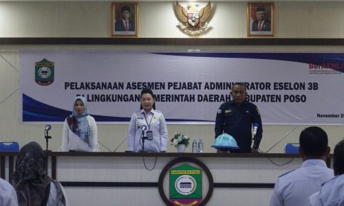 Tingkatkan Kualitas Birokrasi, Pemkab Poso Ujian Evaluasi Pejabat Administrator