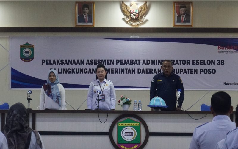 Tingkatkan Kualitas Birokrasi, Pemkab Poso Ujian Evaluasi Pejabat Administrator