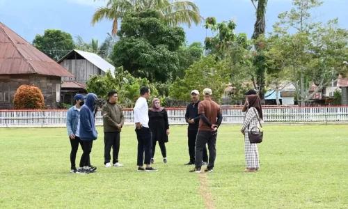 Karo Adpim Tinjau Lokasi Pencanangan Sulawesi Tengah Negeri 1000 Megalit