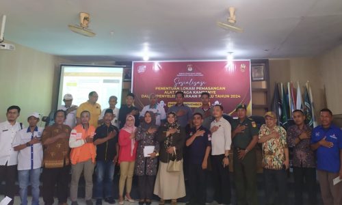 KPU Parigi Moutong Sosialisasikan Penentuan Lokasi Pemasangan APK