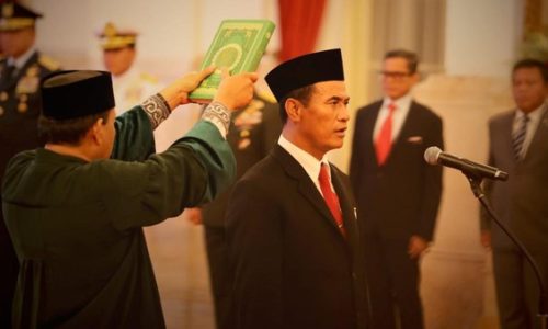 Amran Sulaiman Resmi Dilantik Jokowi Jadi Menteri Pertanian