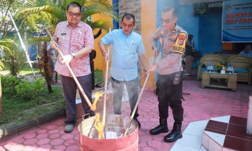 Dispusaka Parimo Musnahkan Arsip In Aktif Milik 4 OPD