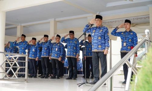 Upacara Gabungan ASN Pemprov Sulteng, Begini Pesan Wakil Gubernur