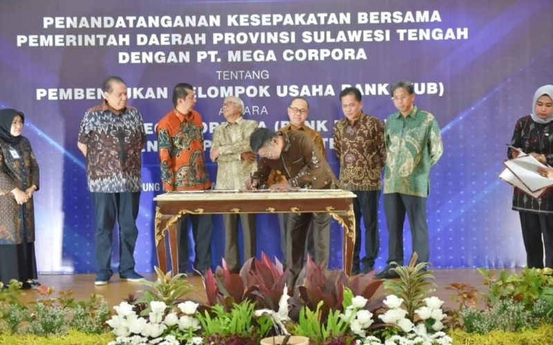 Gubernur Sulteng Teken Kerja Sama dengan PT Mega Corpora untuk Pembentukan KUB