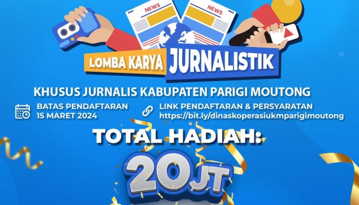 Dorong Media Massa Dalam Pengembangan UMKM, DiskopUKM Gelar Lomba Karya Jurnalis