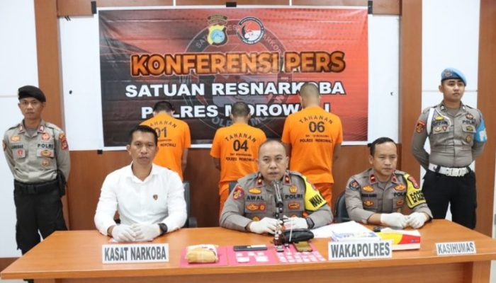 Polres Morowali Ungkap Kasus Narkotika Jenis Sabu Sebanyak 603,88 Gram