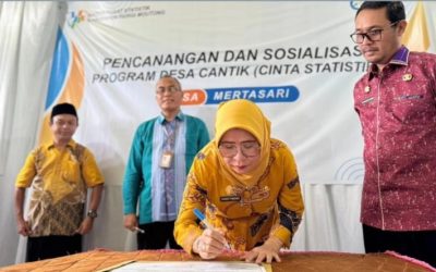 BPS Parigi Moutong Canangkan Mertasari dalam Program Desa Cantik