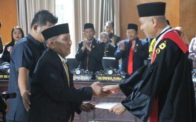 Resmi Dilantik, Taufik Borman Jabat Wakil Ketua II DPRD Parigi Moutong 2024-2029