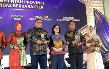 Sulteng Raih Penghargaan Pemerintah Cerdas Berkarakter dari Kemendikbudristek RI