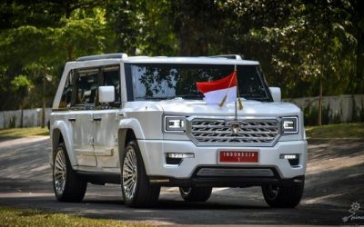 Antipeluru, Ini Spek Mobil Pindad MV3 Garuda Limousine Tunggangan Prabowo