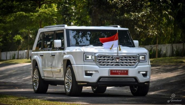 Antipeluru, Ini Spek Mobil Pindad MV3 Garuda Limousine Tunggangan Prabowo