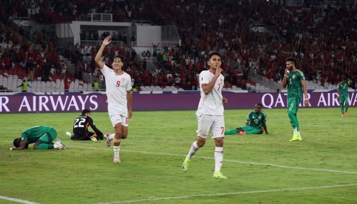 Indonesia VS Arab Saudi: Tim Garuda Berhasil Menang 2-0