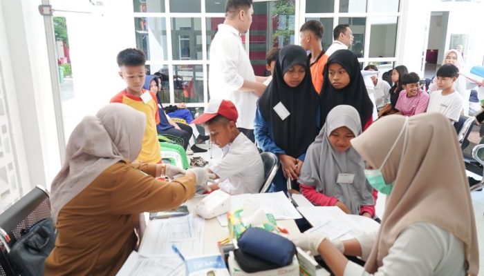 Siswa Sekolah Rakyat Jalani Pemeriksaan Kesehatan Gratis