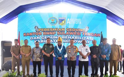 Perkuat Perang Melawan Narkoba, Wabup Parimo Hadiri Peresmian Fasilitas BNN