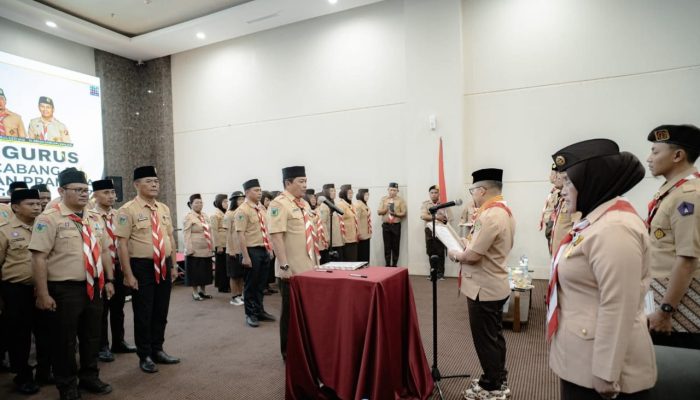 Pengurus Baru Pramuka Banggai Dilantik, Ini Pesan Bupati Amirudin
