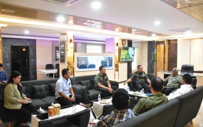 Silaturahmi Danrem 132/Tadulako dan Kabinda Sulteng Perkuat Sinergi Keamanan