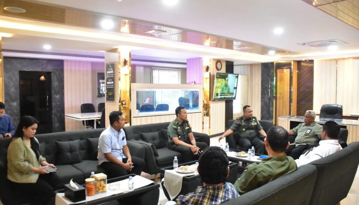 Silaturahmi Danrem 132/Tadulako dan Kabinda Sulteng Perkuat Sinergi Keamanan