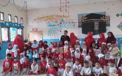 Disponsori Rocket Chicken, TK Alkhairaat Parigi Gelar Lomba Mewarnai