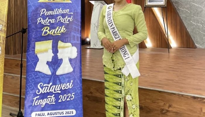 Pemilihan Duta Batik Tuntas, Annisa Nasmal Akan Wakili Sulteng di Tingkat Nasional