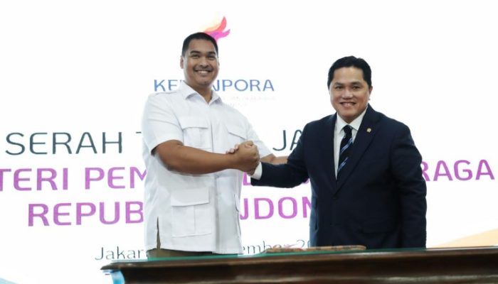 Erick Thohir Sah Jadi Menpora, Fokus Majukan Olahraga Nasional