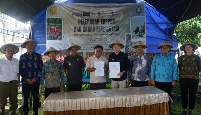 Ekspor Perdana Cokelat Fermentasi Asal Poso Resmi Dilepas, Bukti Petani Lokal Siap Go Global