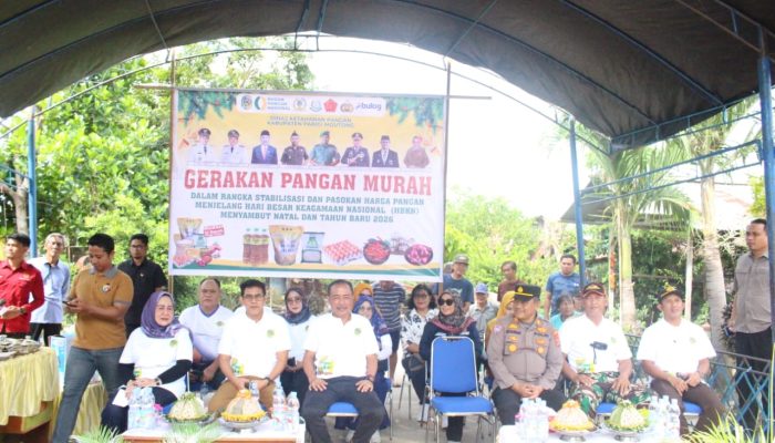 Tekan Inflasi Jelang Nataru, Pemkab Parigi Moutong Hadirkan Pangan Murah