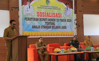 Dorong Anggaran Lebih Efektif, Pemkab Parigi Moutong Sosialisasikan Perbup ASB dan SHS