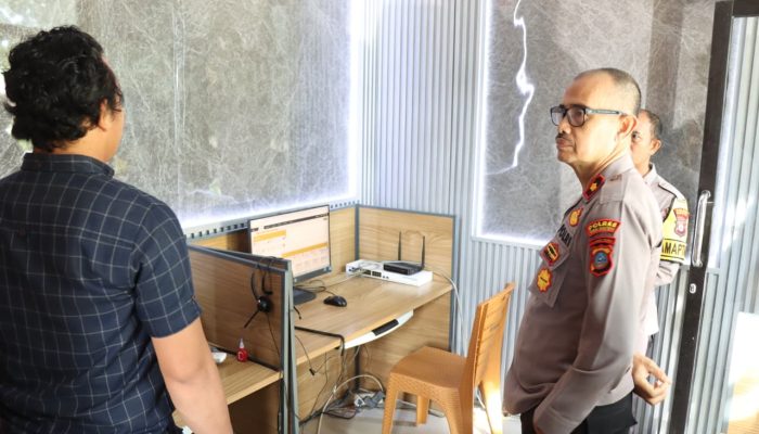 Call Center 110 Dipantau Langsung, Wakapolres Parigi Moutong Turun Tangan
