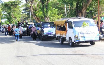 Semangat Kebersamaan Masyarakat Parimo Warnai Pawai Jelang Ramadhan