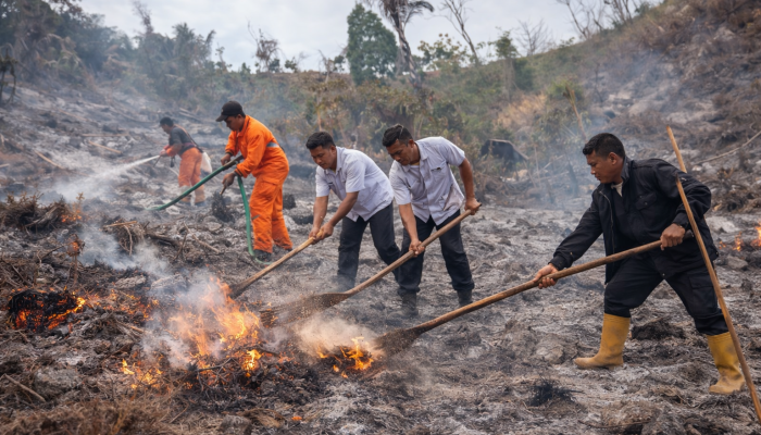 Pemkab Parigi Moutong Perkuat Koordinasi Penanganan Karhutla dan Kekeringan