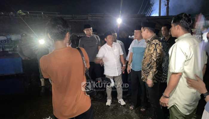 Bupati Erwin Tinjau Titik Genangan, Pastikan Akses Warga Segera Normal