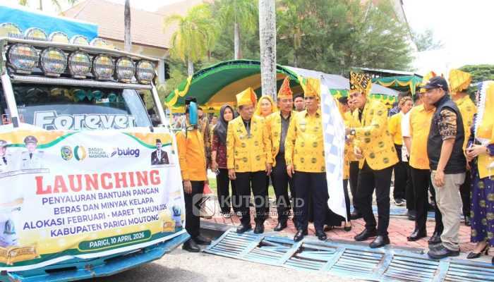 72 Ribu Warga Parigi Moutong Terima Bantuan Pangan, CBP 2026 Resmi Diluncurkan