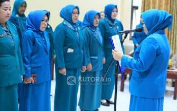 Pelantikan TP-PKK, Hestiwati Soroti Pentingnya Data dan Kesehatan Ibu-Anak