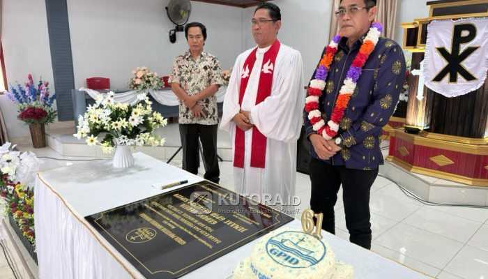 Erwin Burase Resmikan Gereja Bethesda, Ajak Jaga Toleransi