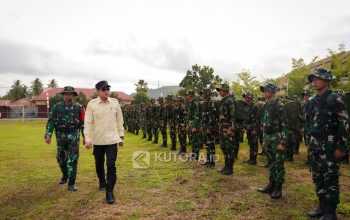 Bupati Erwin Burase: TMMD Jadi Wujud Gotong Royong Membangun Desa