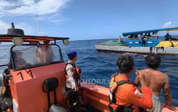 Kerja Sama Tim Gabungan Berbuah Hasil, Nelayan Hilang Ditemukan Selamat