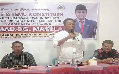 Reses Jadi Wadah DPRD Parigi Moutong Menyerap Kebutuhan Masyarakat Toribulu