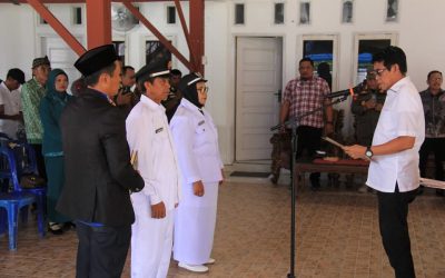 Pelantikan Dua Kades Antarwaktu Jadi Langkah Perkuat Tata Kelola Pemerintahan Desa