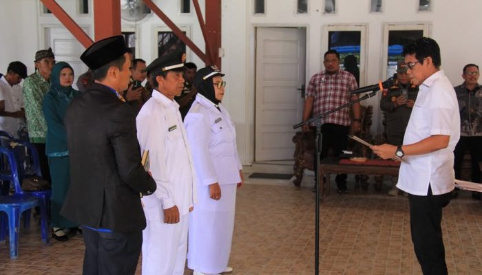 Pelantikan Dua Kades Antarwaktu Jadi Langkah Perkuat Tata Kelola Pemerintahan Desa