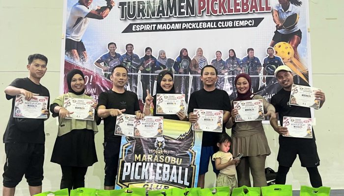 Atlet MPC Parigi Raih Lima Podium dalam Turnamen Pickleball di Palu