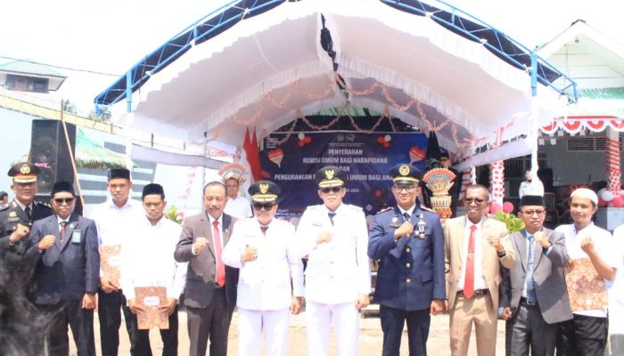 HUT ke-81 RI, Warga Binaan Lapas Olaya Terima Remisi dan Pengurangan Masa Pidana