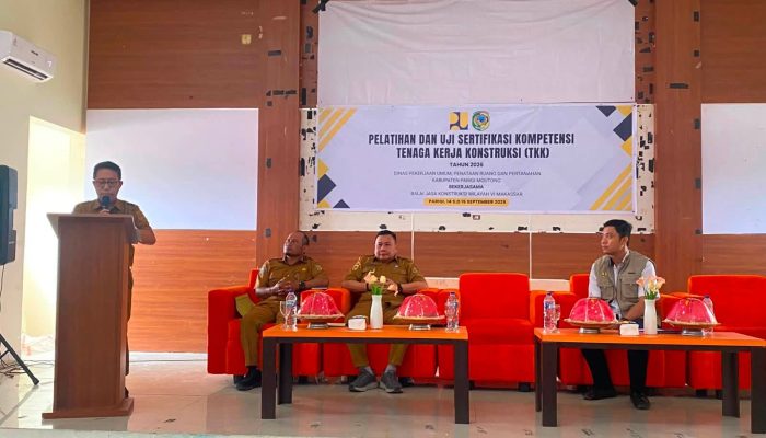 Jaga Mutu Infrastruktur, Parigi Moutong Tingkatkan Keahlian Tenaga Konstruksi
